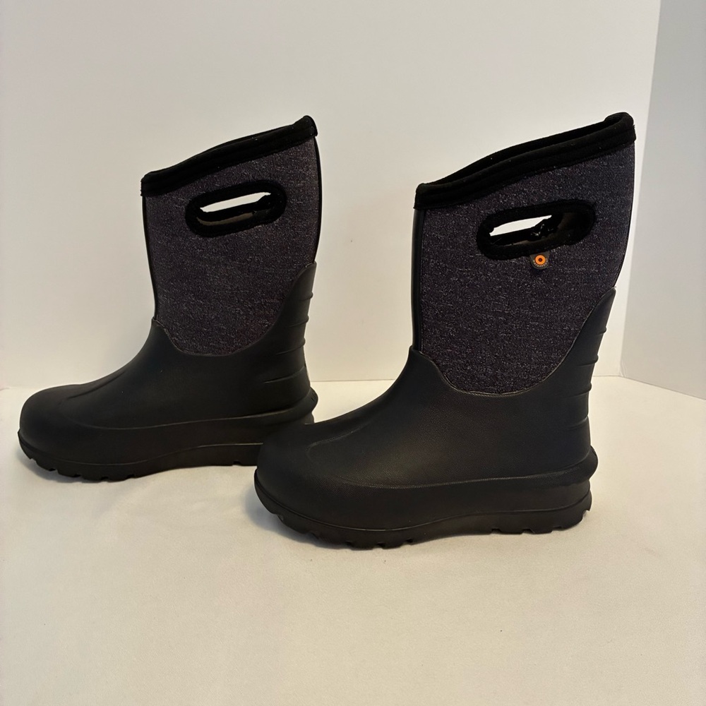 Bogs Big Kids Neo-Classic Melange Winter Boots Size 1 - Picture 5 of 10